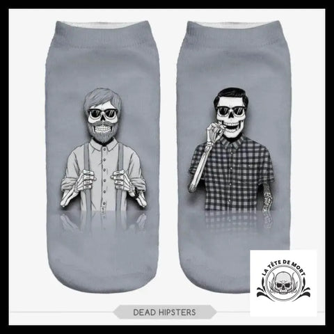 Chaussettes Tête de Mort Dead Hipster