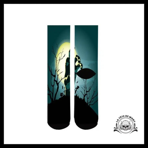 Chaussettes Tête de Mort Main Zombie