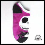 Chaussettes Tête de Mort Mr Jack Fushia
