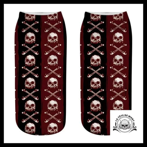 Chaussettes Tête de Mort Os Croises