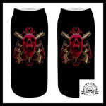 Chaussettes Tête de Mort Pistolets