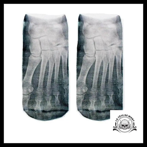 Chaussettes Tête de Mort Rayons X