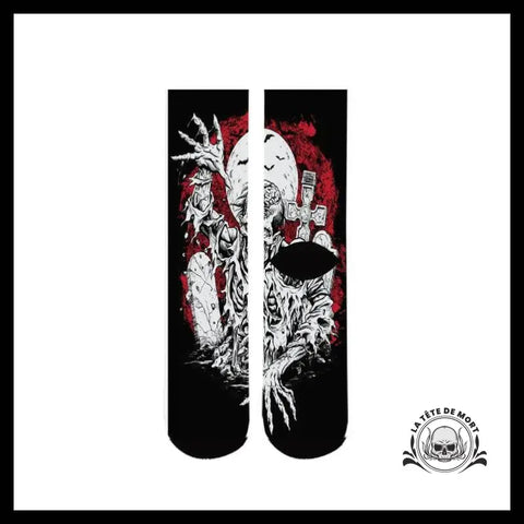 Chaussettes Tête de Mort Zombie