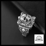 Chevaliere Crâne Biker