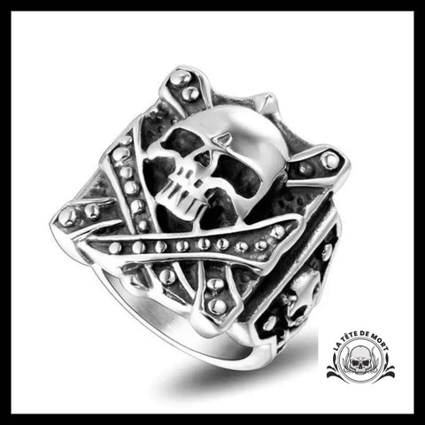 Chevaliere Crâne Biker