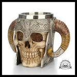 Chope à Bière Tête de Mort