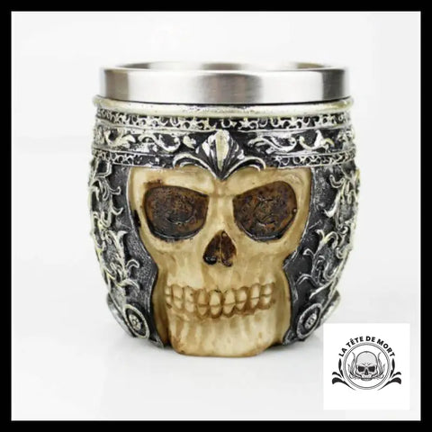 Chope à Bière Tête de Mort Casque