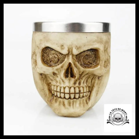 Chope à Bière Tête de Mort Classique