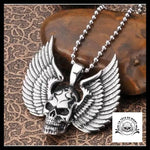 Collier Ailes Démon (Acier)