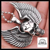 Collier Ailes Démon (Acier)