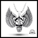 Collier Ailes Démon (Acier)