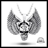 Collier Ailes Démon (Acier)
