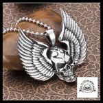 Collier Ailes Démon (Acier)
