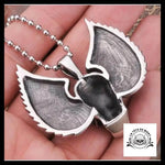 Collier Ailes Démon (Acier)