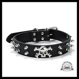 Collier pour Chien Tête de Mort Pics