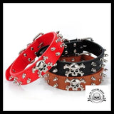 Collier pour Chien Tête de Mort Pics