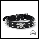 Collier pour Chien Tête de Mort Pics