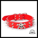 Collier pour Chien Tête de Mort Pics