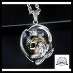 Collier Dragon (Argent)