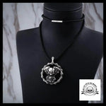 Collier Homme Chaine de Moto (Cuir)