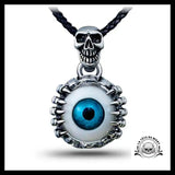 Collier Oeil Bleu (Acier)