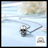 Collier Skull Homme (Argent)