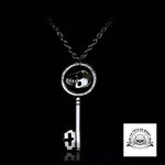 Collier Tête de Mort Cle Malefique