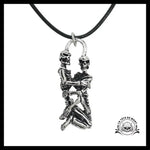 Collier Tête de Mort Couple Amoureux