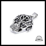 Collier Tête de Mort Femme (Acier)