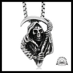 Collier Tête de Mort Gothique la Grande Faucheuse