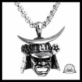 Collier Tête de Mort Guerrier Samouraï