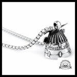 Collier Tête de Mort Guerrier Samouraï