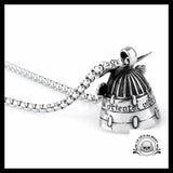 Collier Tête de Mort Guerrier Samouraï