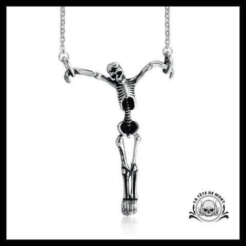 Collier Tête de Mort Halloween Prisonnier
