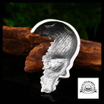 Collier Tête de Mort Homme (Cuir)