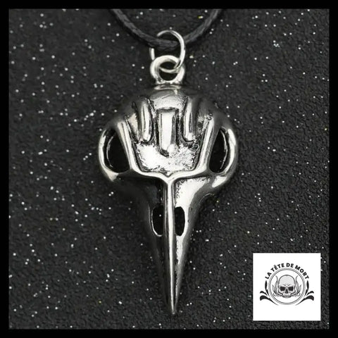 Collier Tête de Mort Maître Corbeau