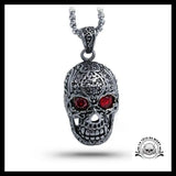 Collier Tête de Mort Mexicaine (Acier)