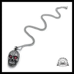 Collier Tête de Mort Mexicaine (Acier)