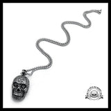 Collier Tête de Mort Mexicaine (Acier)