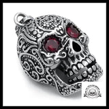 Collier Tête de Mort Mexicaine (Acier)