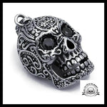 Collier Tête de Mort Mexicaine (Acier)