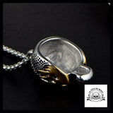 Collier Tête de Mort Or (Acier)