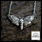 Collier Tête de Mort Papillon