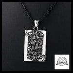 Collier Tête de Mort Roi Coeur