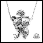 Collier Tête de Mort Roses