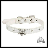 Collier Tête de Mort Strass pour Chien & Chats
