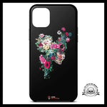 Coque Crâne Fleuri (iPhone)