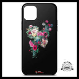Coque Crâne Fleuri (iPhone)