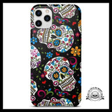 Coque Crâne Mexicain Couleurs (iPhone)