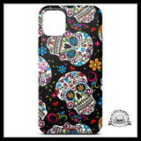 Coque Crâne Mexicain Couleurs (iPhone)